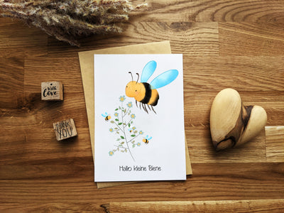 Biene Grußkarte